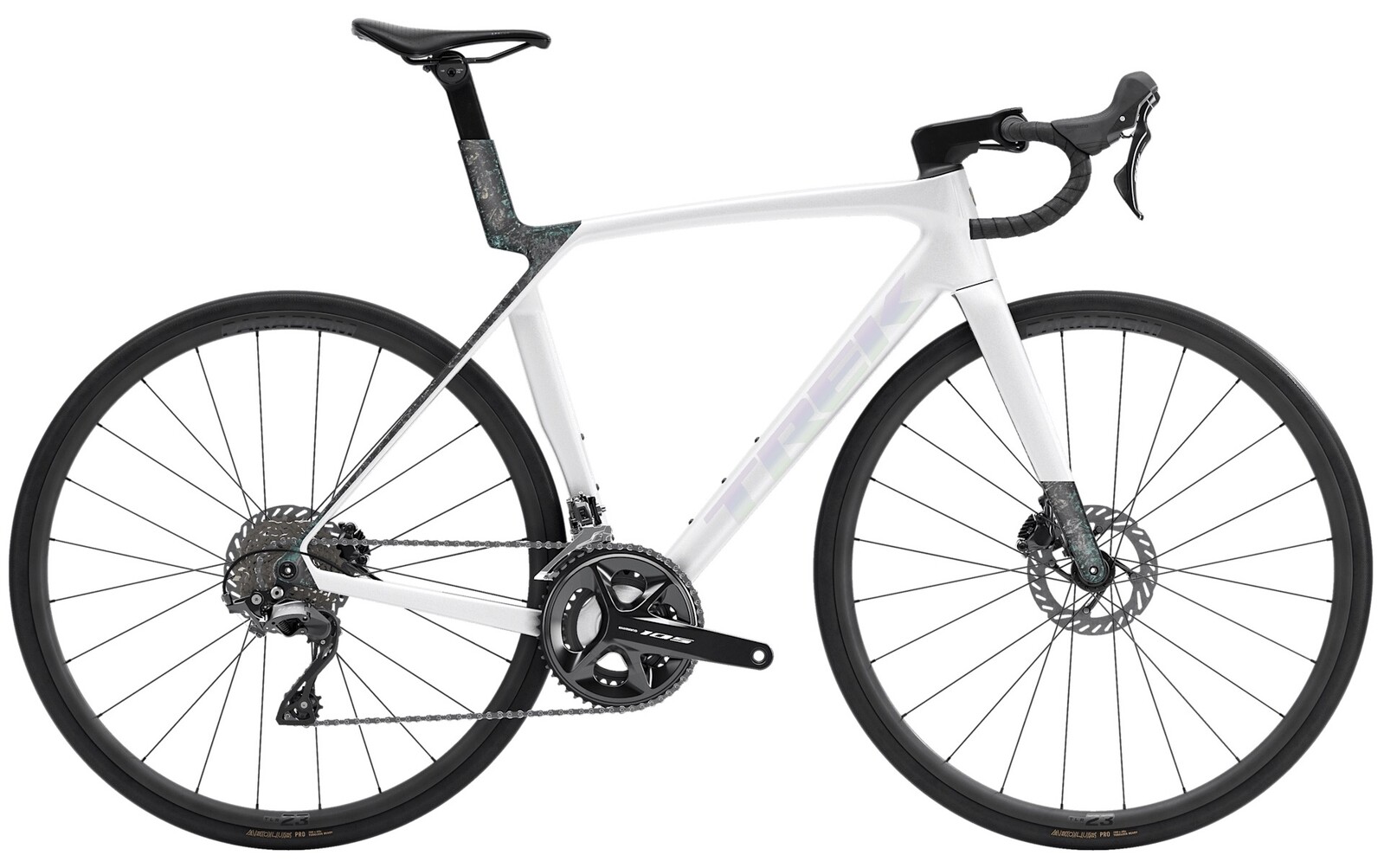 Trek Madone SL 5 Gen 8 Gloss Crystal White/matte Deep Smoke 2026 Velikost: M/L