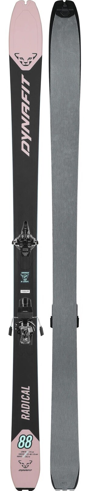 Lyžařský set Dynafit Radical 88 W mokarosa Velikost: 151 cm