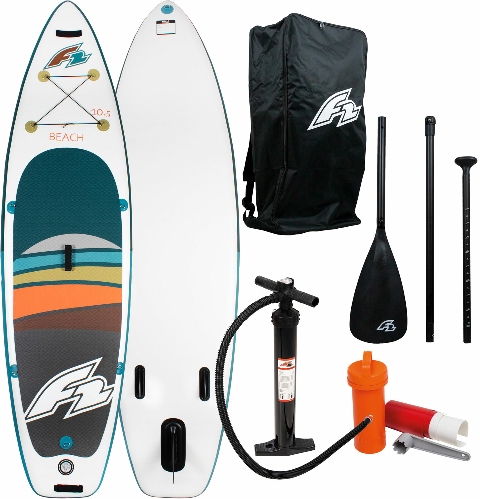 F2 ISUP Beach Bomber Stand-Up-Paddle Set Velikost: Univerzální velikost