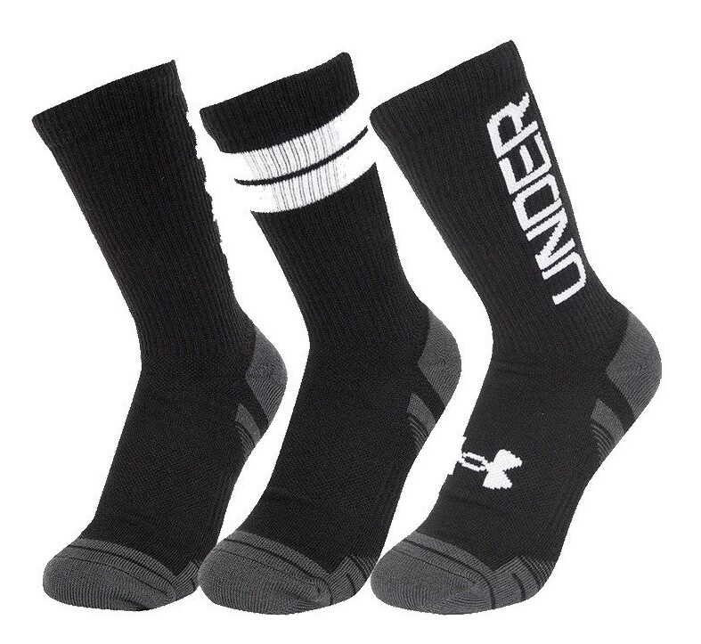 Under Armour UA Perf Tech Nov 3pk Crew Velikost: 36-41 EUR