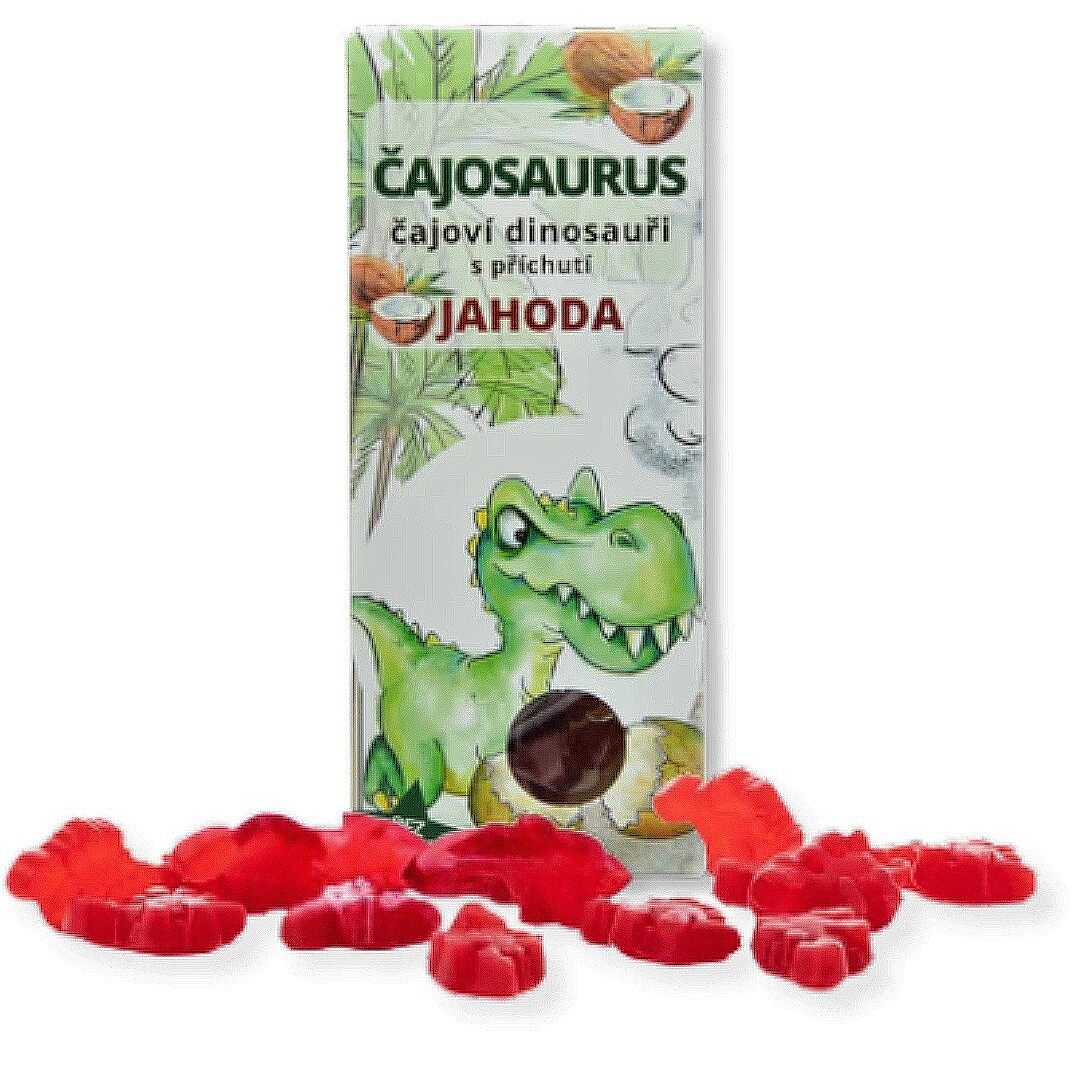 LIPOO ČAJOSAURUS - čajoví dinosauři s příchutí jahody 50 g