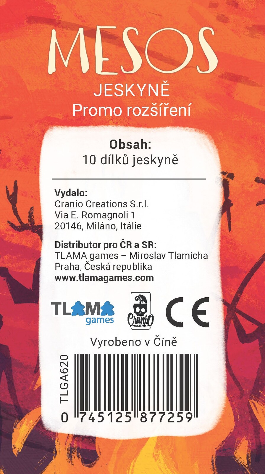 TLAMA games MESOS: Jeskyně - Promo rozšíření