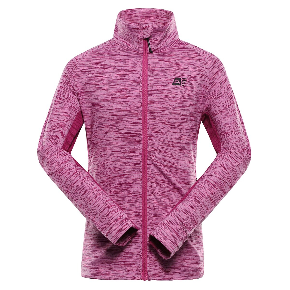Dětská sportovní mikina na zip alpine pro detto fialová 116-122