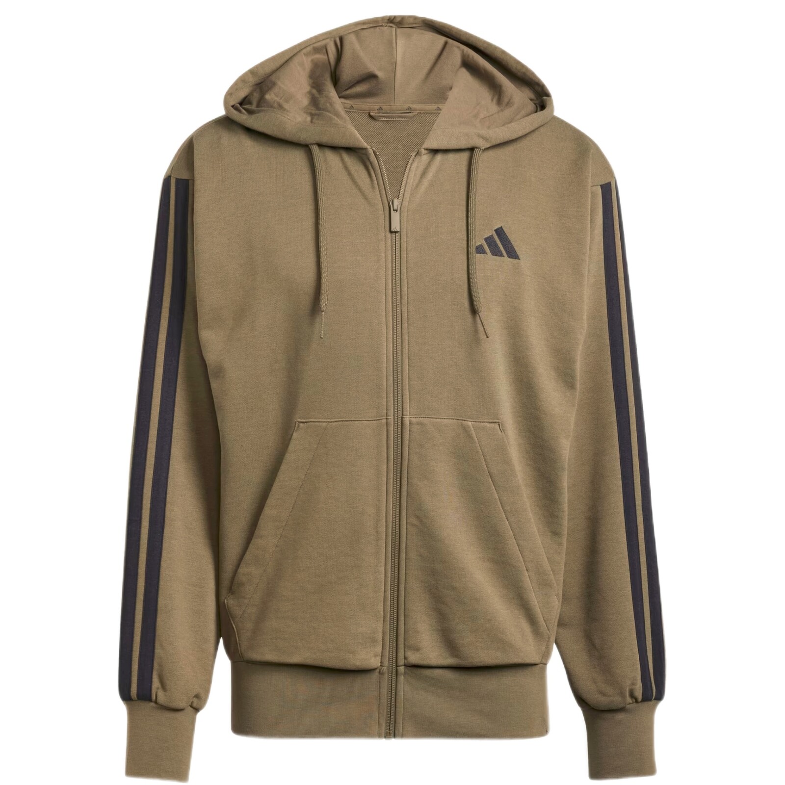 Adidas Essentials 3-Stripes francouzský terry full-zip Velikost: M