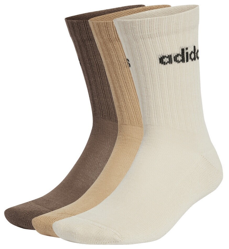 Adidas Linear Crew Cushioned Socks 3 Pairs Velikost: M