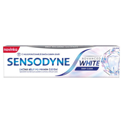 Sensodyne Advanced White zubní pasta pro citlivé zuby, 75 ml