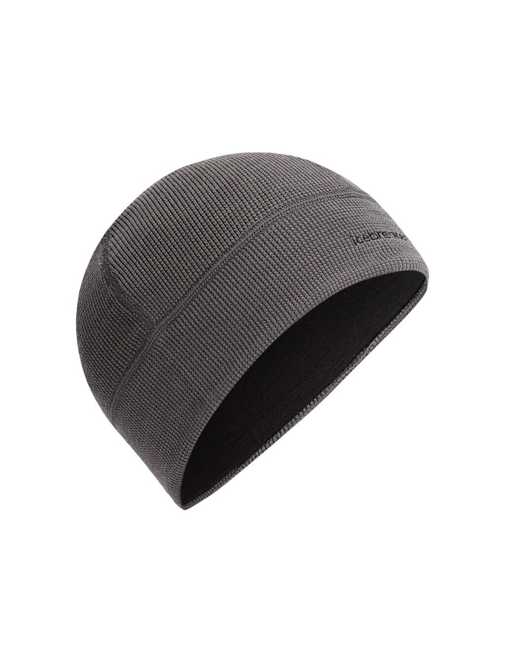 ICEBREAKER Unisex 260 Waffle Knit Rever Beanie, Obsidian/Black (vzorek) velikost: OS (UNI)