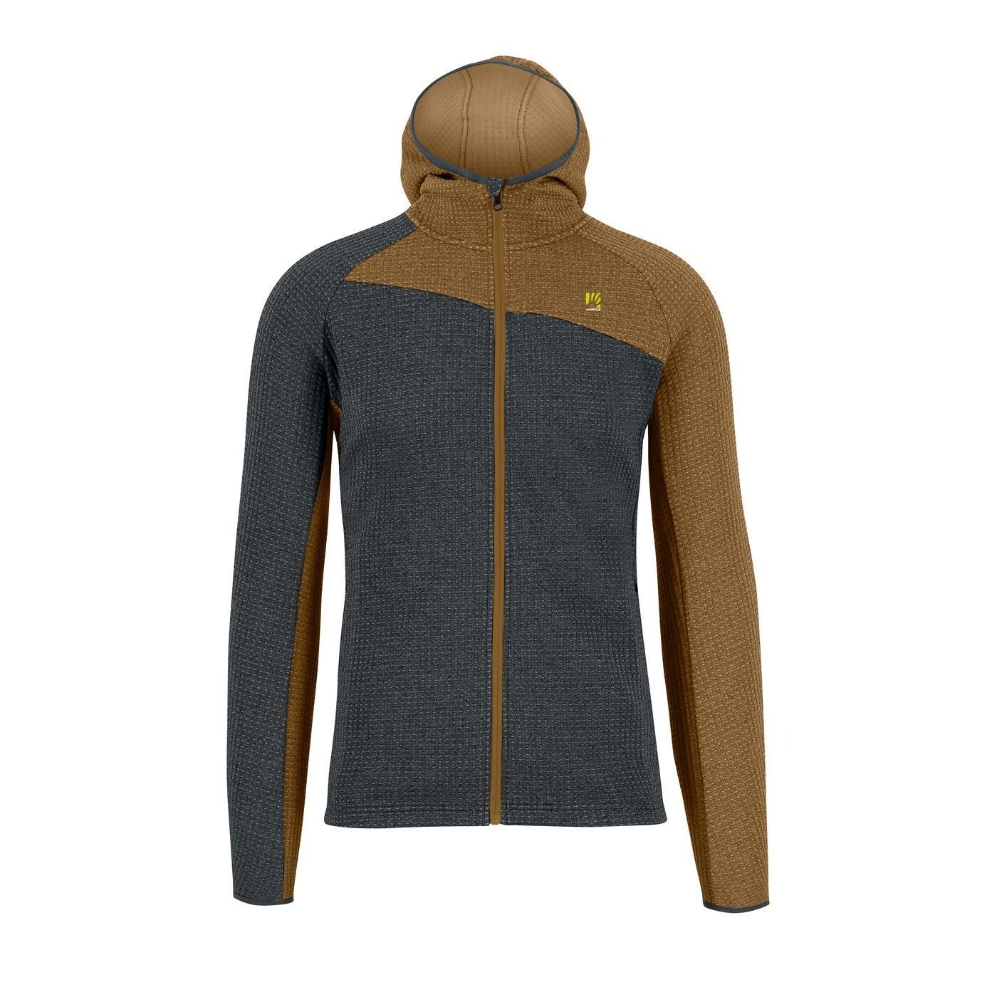 KARPOS Averau Full-Zip Hoodie Fleece, Woodl Gray/Bronze velikost: M