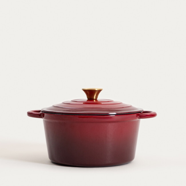 Litinový hrnec ANDREAS bordó 777592