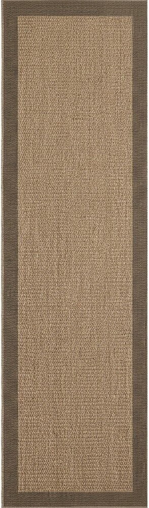 Hnědý vnitřní a venkovní běhoun 80x250 cm Timber 1402 – Ayyildiz Carpets