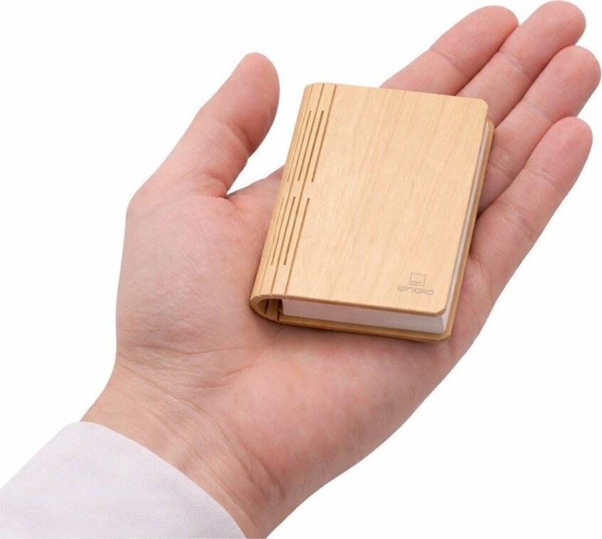 Přenosná světelná dekorace na USB v přírodní barvě BookLight – Gingko