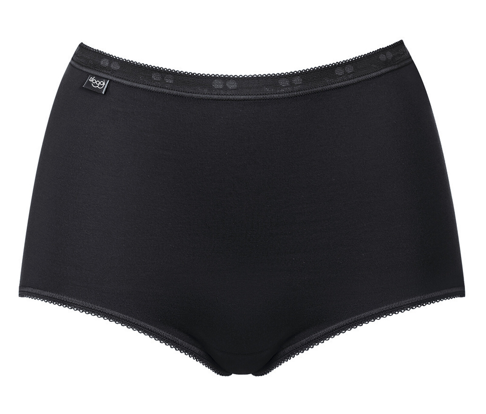 Maxi kalhotky sloggi Basic+ Maxi C3P - pro ženy - vel. 42 - barva: černá