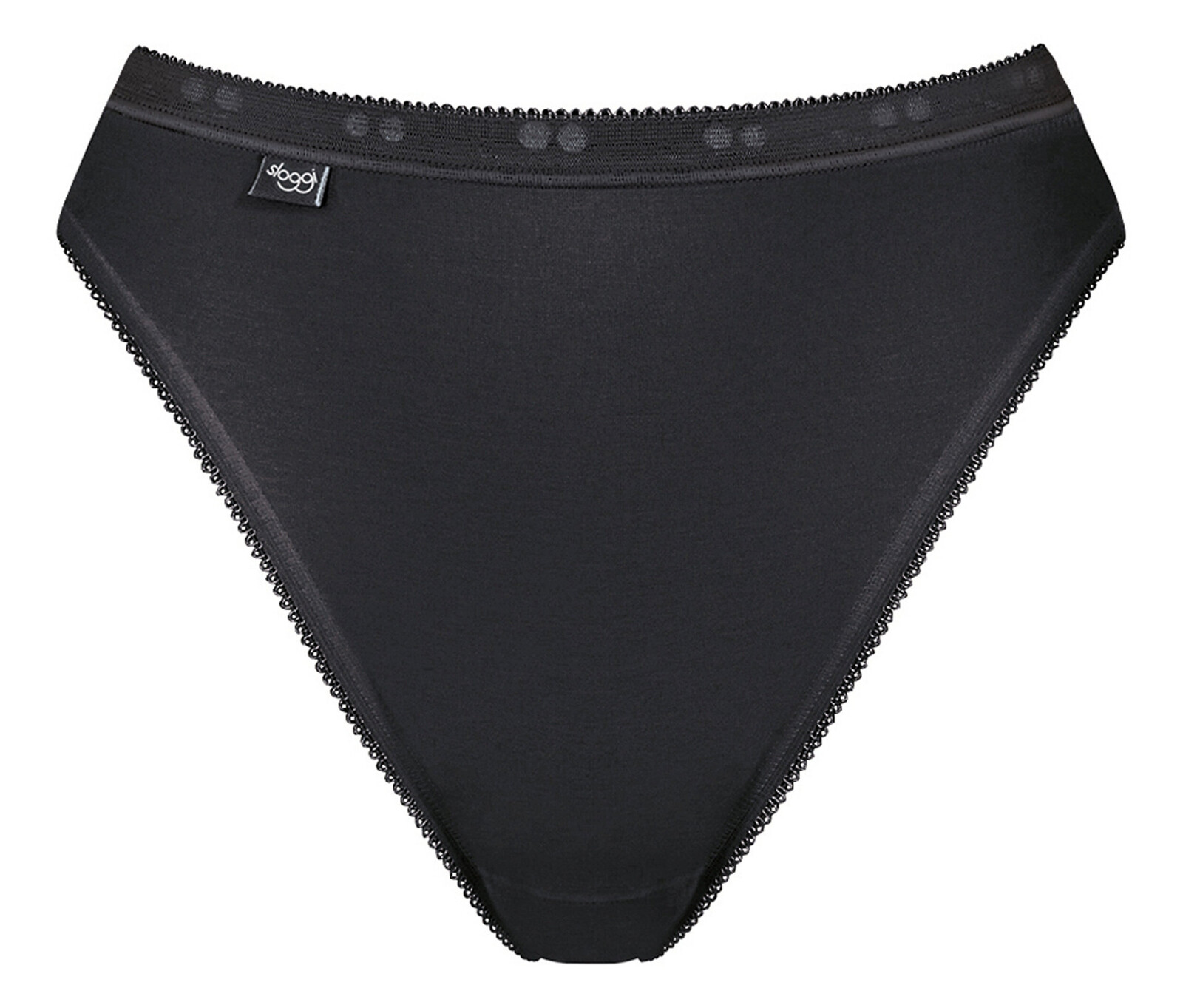 Kalhotky sloggi Basic+ Tai C3P - pro ženy - vel. 38 - barva: černá