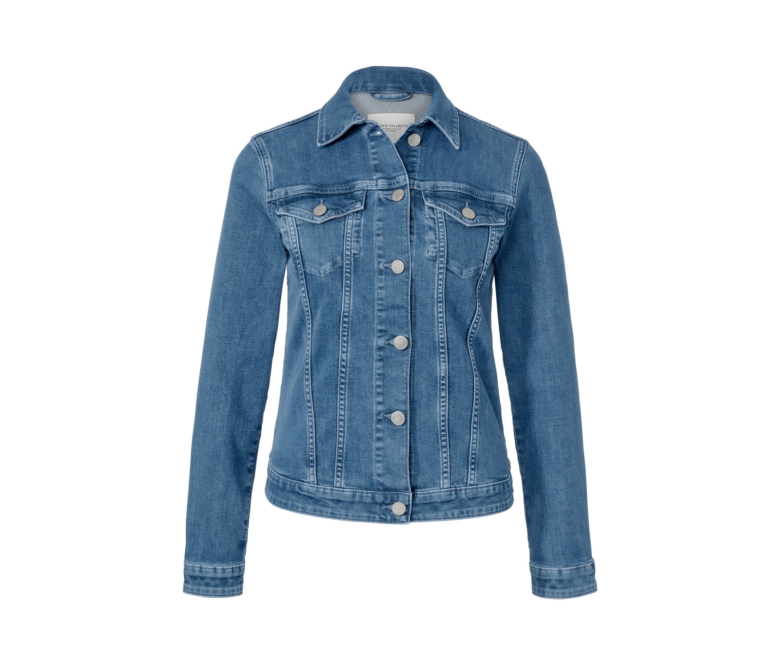 Tchibo - Džínová bunda - pro ženy - vel. 38 - barva: modrá