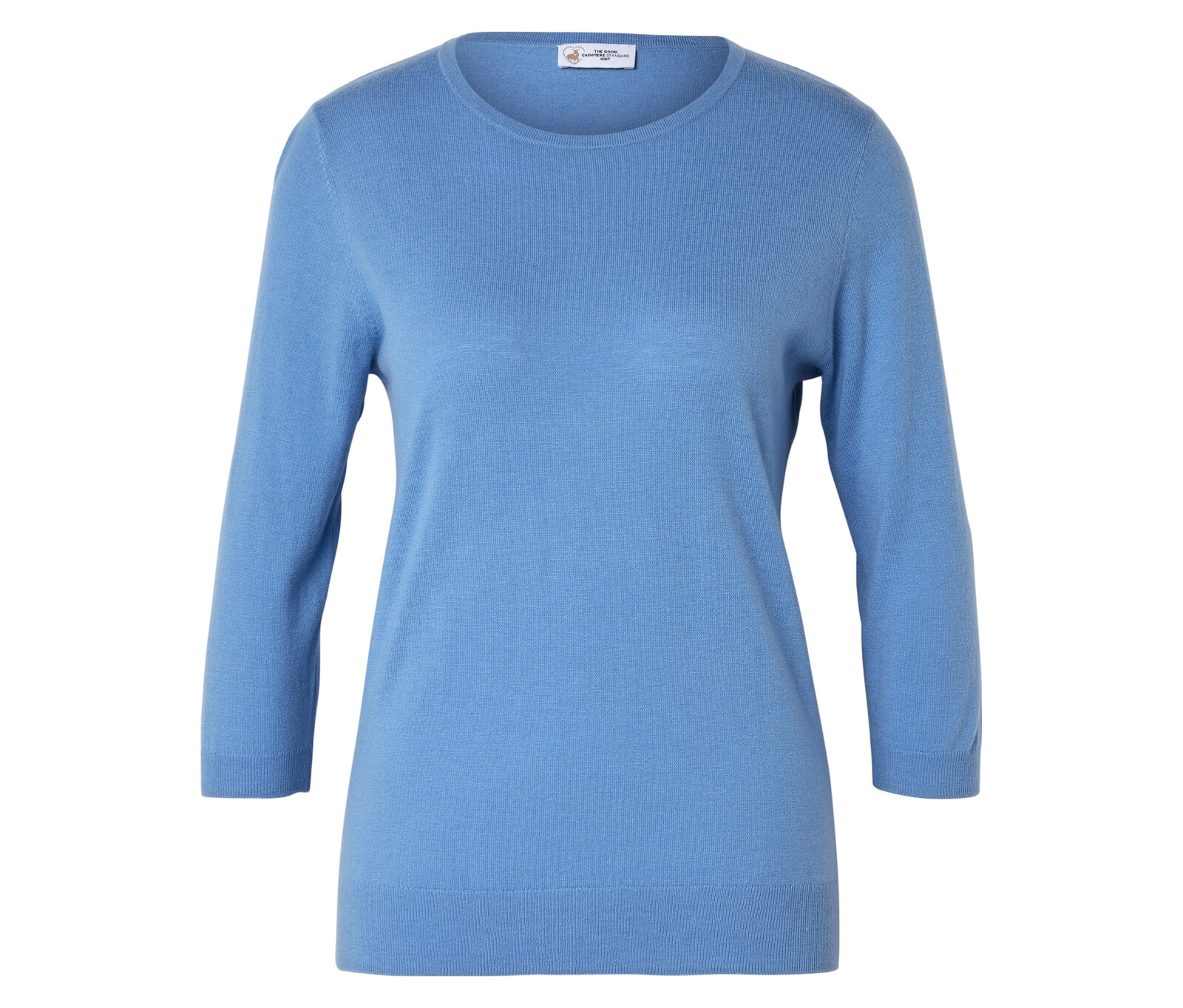 Tchibo - Svetr z jemného úpletu s hedvábím - pro ženy - vel. S 36/38 - barva: modrá