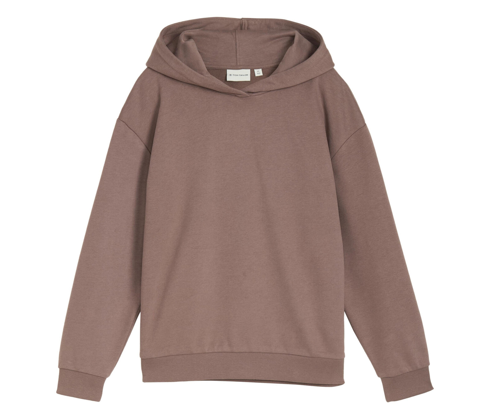 Dětská mikina oversized s kapucí a potiskem na zádech Tom Tailor - dámské - vel. 128 - barva: růžová