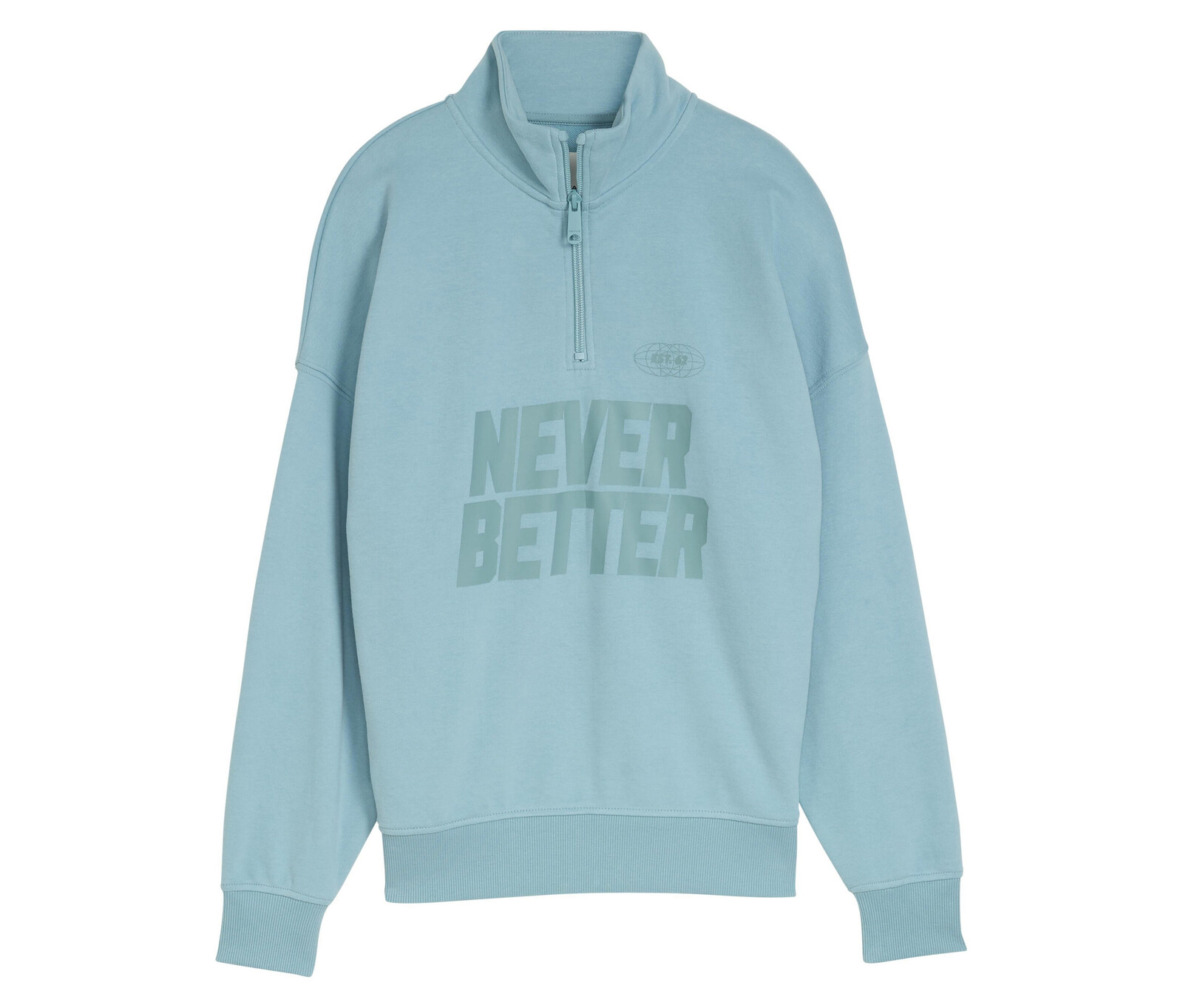 Dětská mikina troyer oversized s potiskem Tom Tailor - pánské - vel. 140