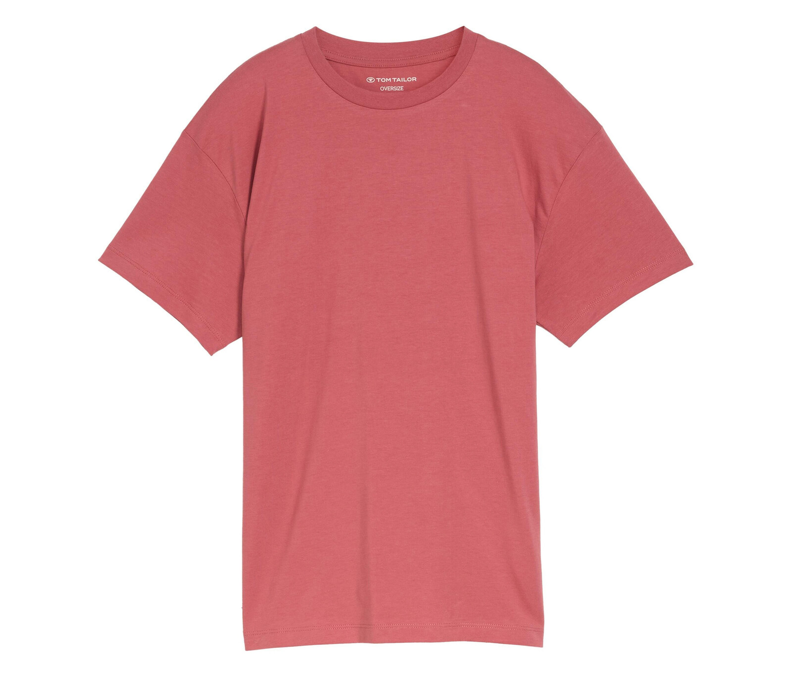 Dětské tričko oversized s potiskem na zádech Tom Tailor - pánské - vel. 176 - barva: červená