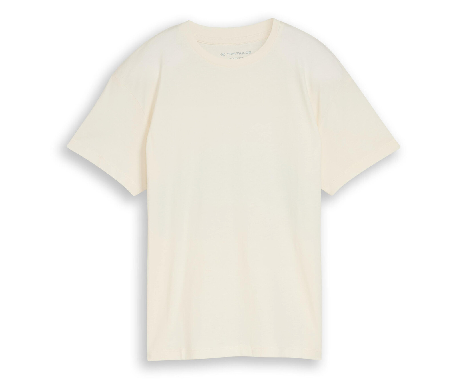 Dětské tričko oversized s potiskem na zádech Tom Tailor - pánské - vel. 128 - barva: bílá