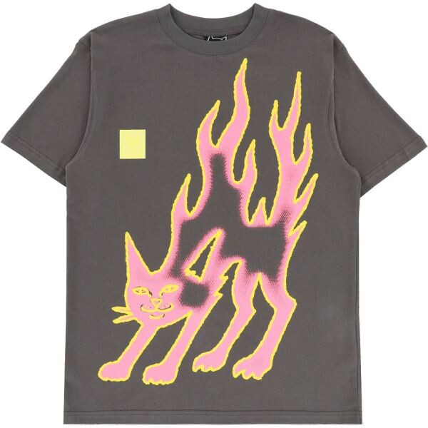Triko Lakai X Ripndip Pink Flame - Šedá - L