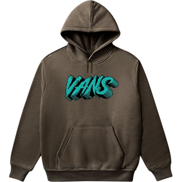 Mikina Vans Stone Swirl Loose Po - Hnědá - L
