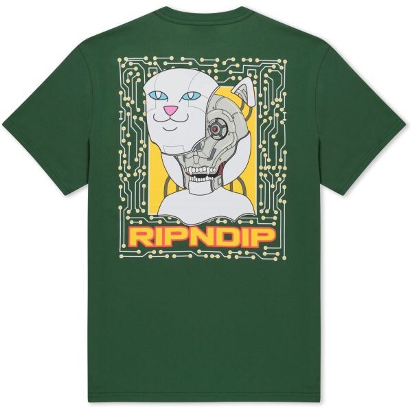 Triko Ripndip Plugged In - Zelená - L