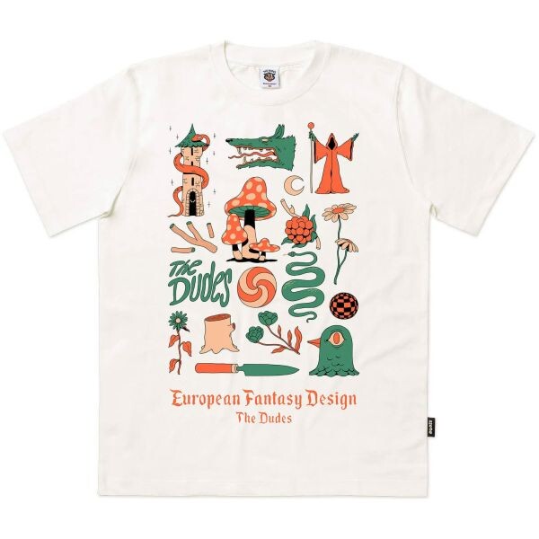Triko The Dudes European Fantasy Design - Bílá - L