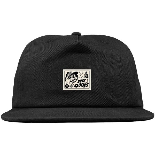 Kšiltovka The Dudes Cap Factory Label Un - Černá - Univerzální