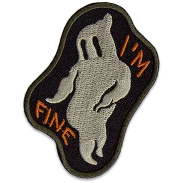 Nášivka The Dudes Fine Patch - Šedá - Univerzální