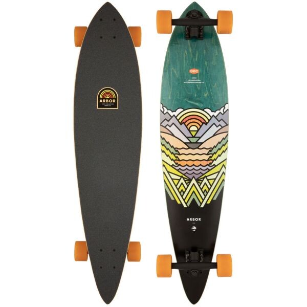 Longboard Arbor Artist Fish - Černá - 37