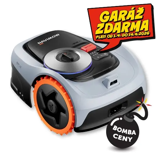Bezdrátová autonomní robotická sekačka SEGWAY Navimow i206 AWD E 600m2 + garáž zdarma