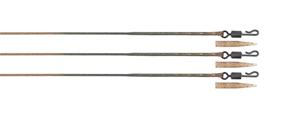 Fox Montáž Edges Camo Leadcore Leaders 50lb 3ks