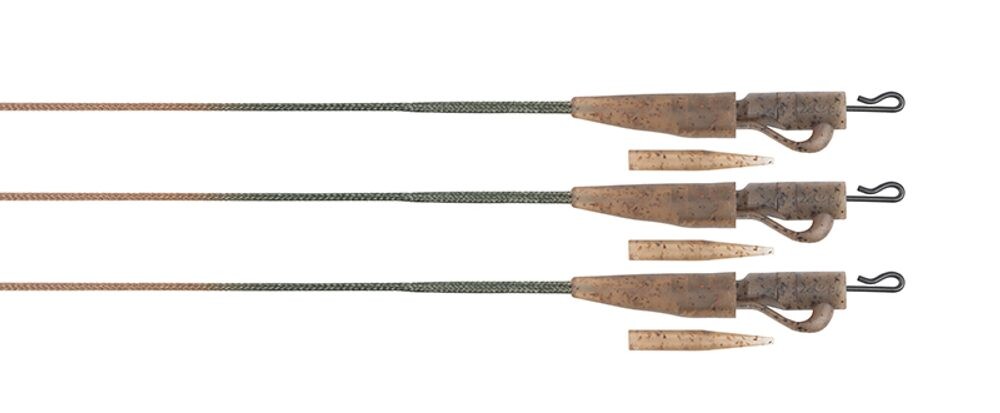 Fox Montáž Edges Camo Leadcore Lead Clip Leaders 50lb 3ks