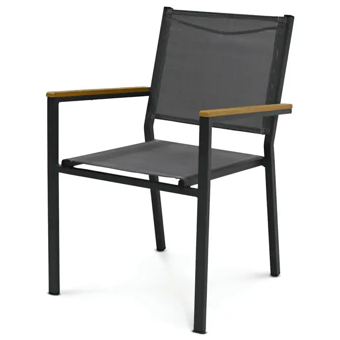 Autronic Zahradní židle AZC-L1303 GREY - šedá