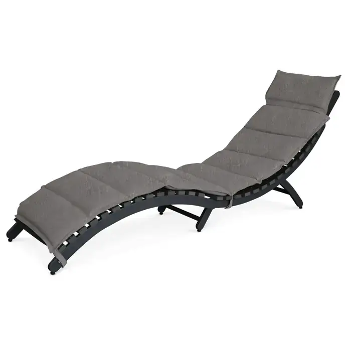 Autronic Zahradní lehátko AZL-L1301 GREY - hliník/šedá