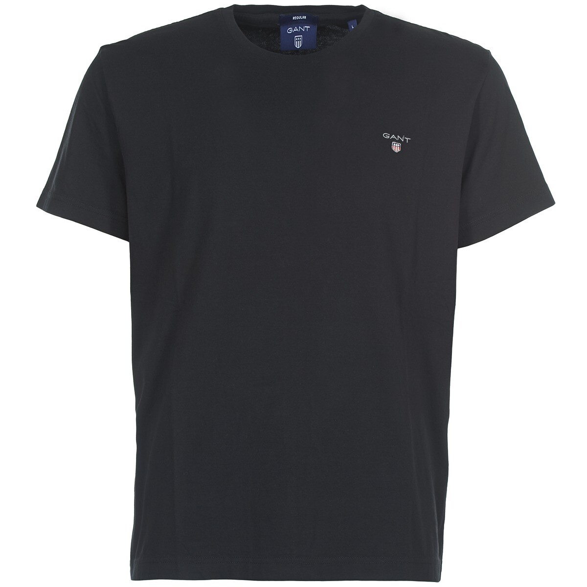 Gant  THE ORIGINAL SOLID T-SHIRT  Černá