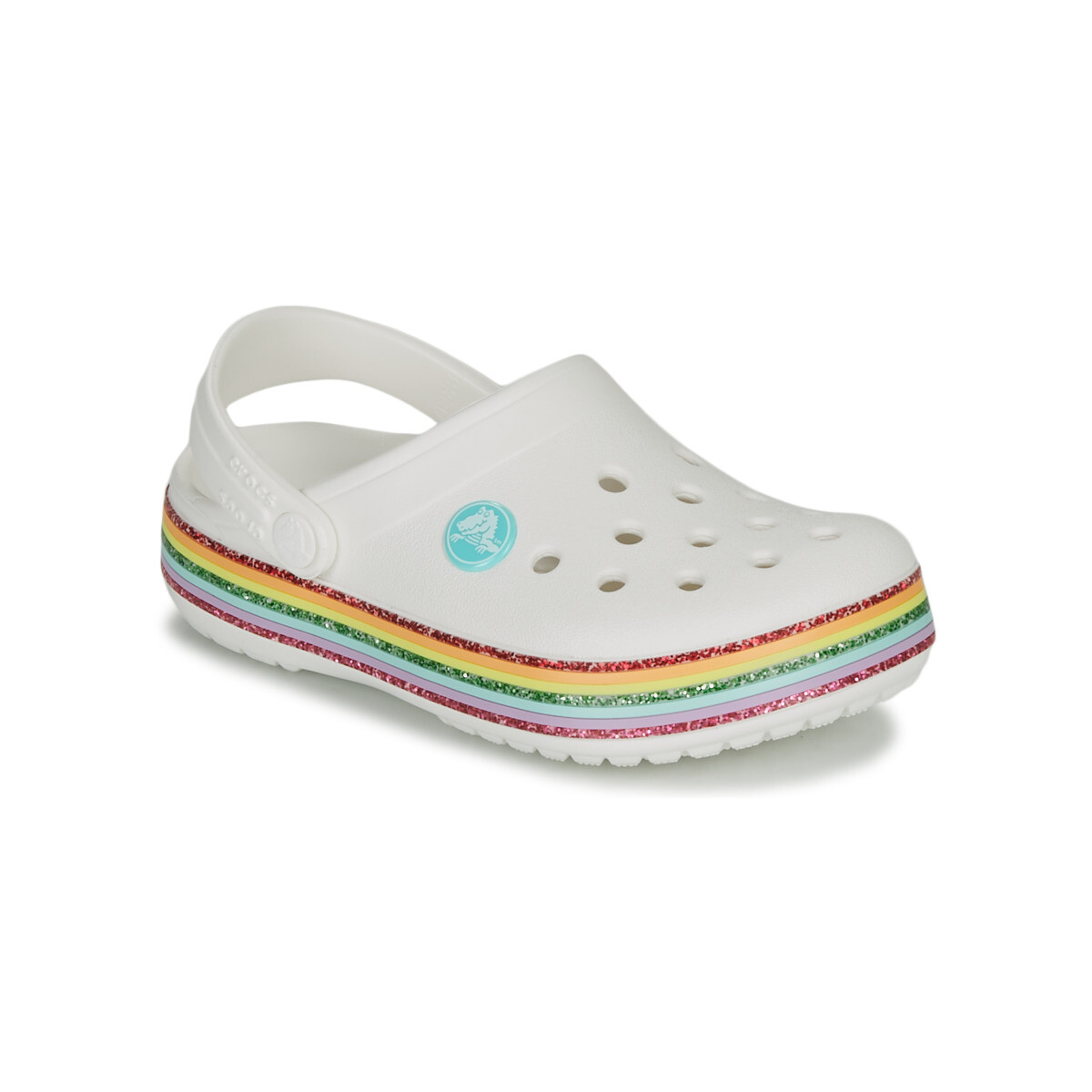 Crocs  CROCBAND RAINBOW GLITTER CLG K  Bílá
