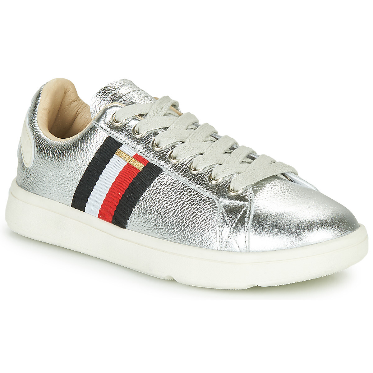 Superdry  VINTAGE TENNIS TRAINER  Stříbrná
