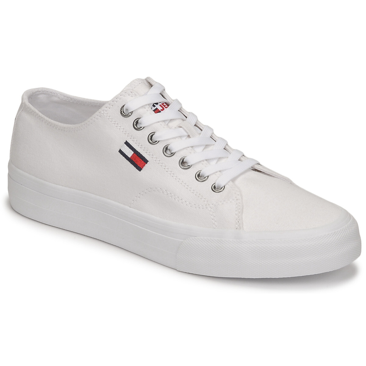 Tommy Jeans  LONG LACE UP VULC  Bílá