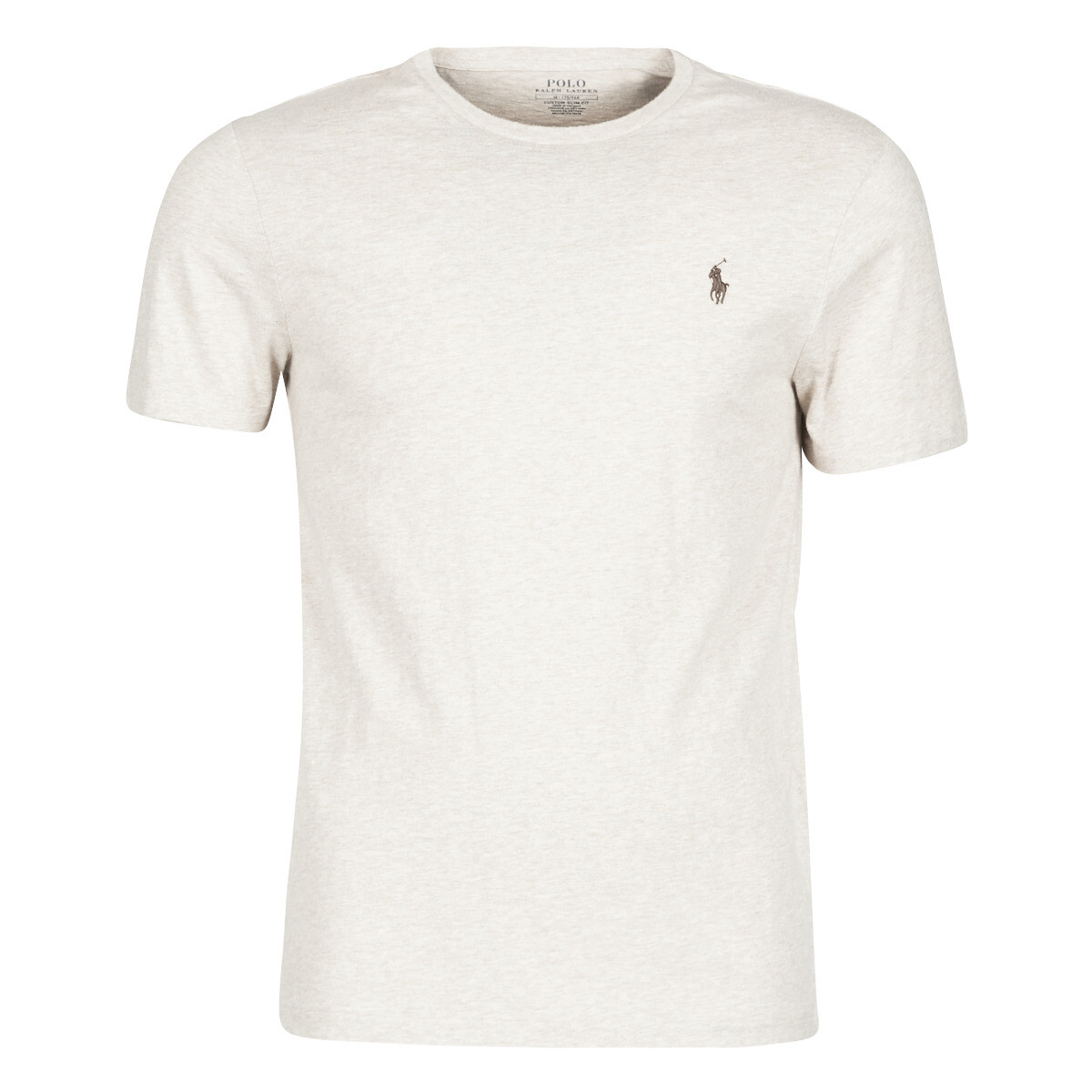 Polo Ralph Lauren  T-SHIRT AJUSTE COL ROND EN COTON LOGO PONY PLAYER  Béžová