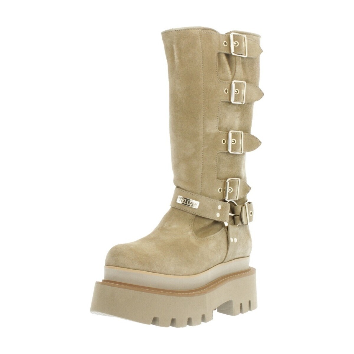 Yellow  Botas Mujer Modèle Lola Xl  Hnědá