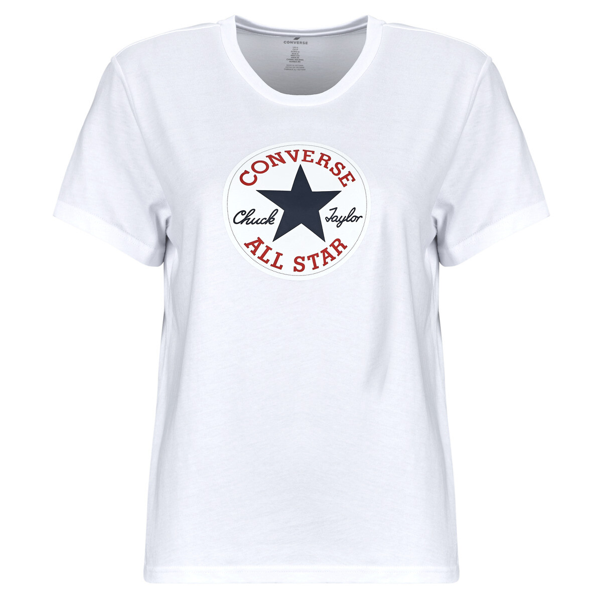 Converse  CHUCK PATCH STANDARD FIT TEE  Bílá