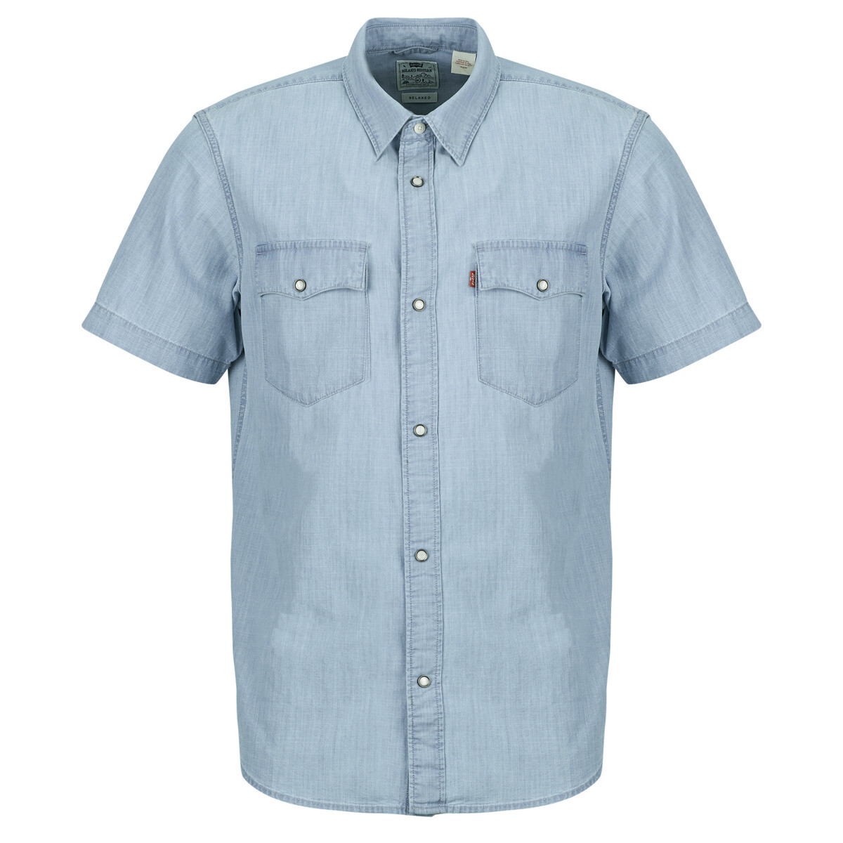 Levis  SS RELAXED FIT WESTERN  Modrá