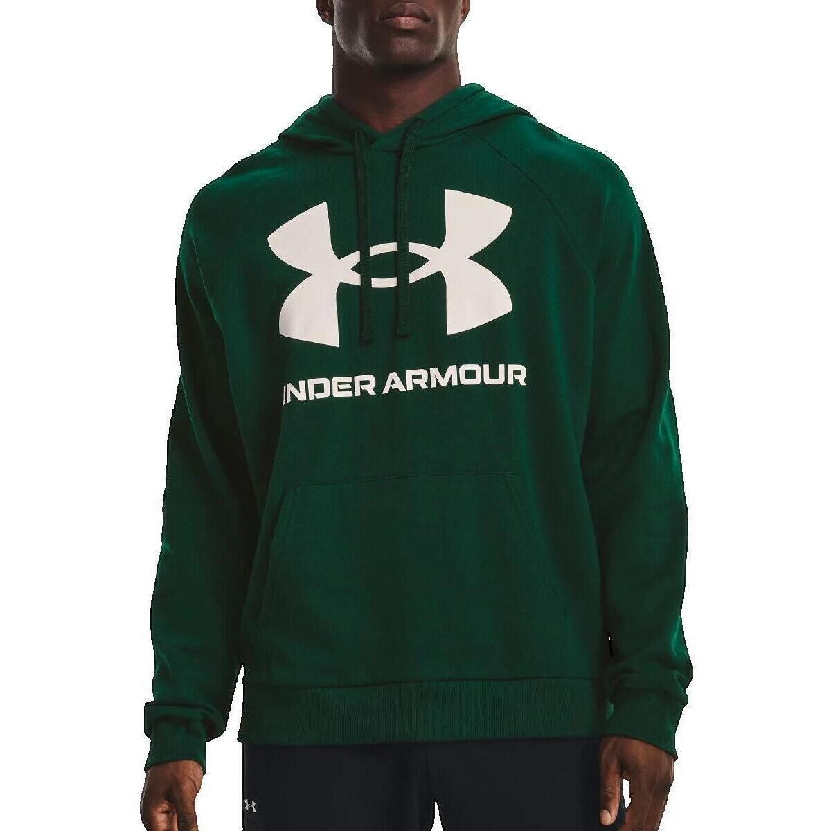 Under Armour  Sweat à capuche Under Armour Rival Fleece Big Logo  Zelená