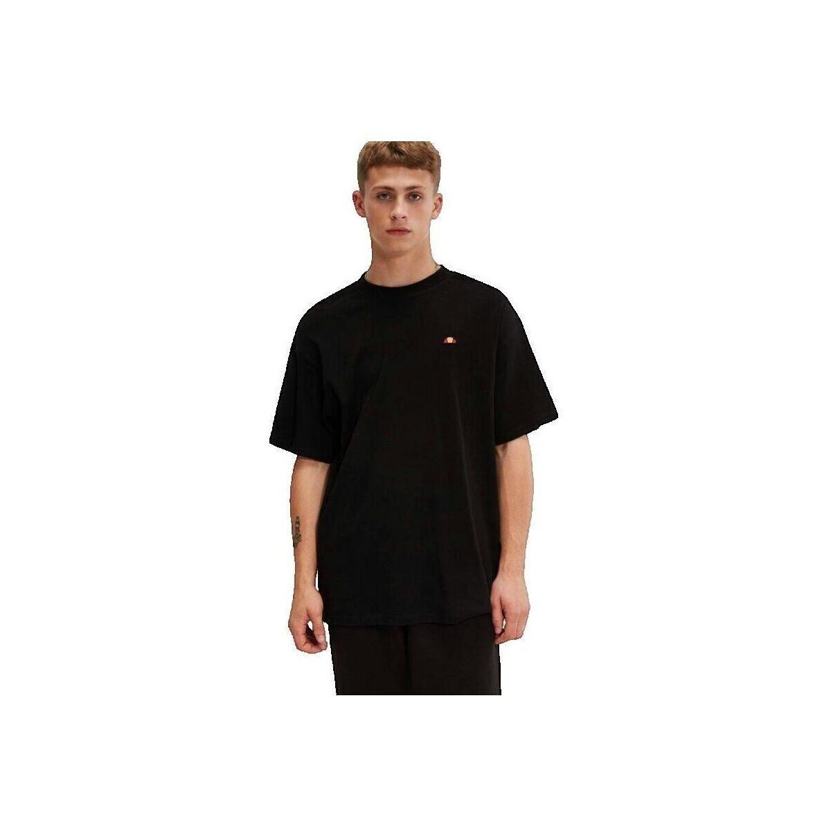 Ellesse  T-shirt  à coupe ample avec patches brodés  Černá