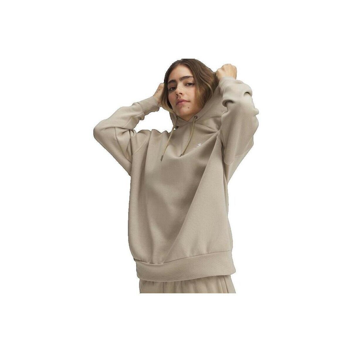 Under Armour  Sweat à capuche Under Armour Icon Fleece Oversized  Zelená