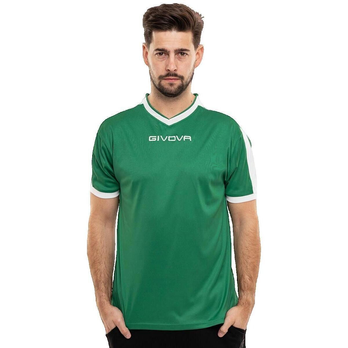 Givova  T-shirt  Revolution vert et jaune  Zelená