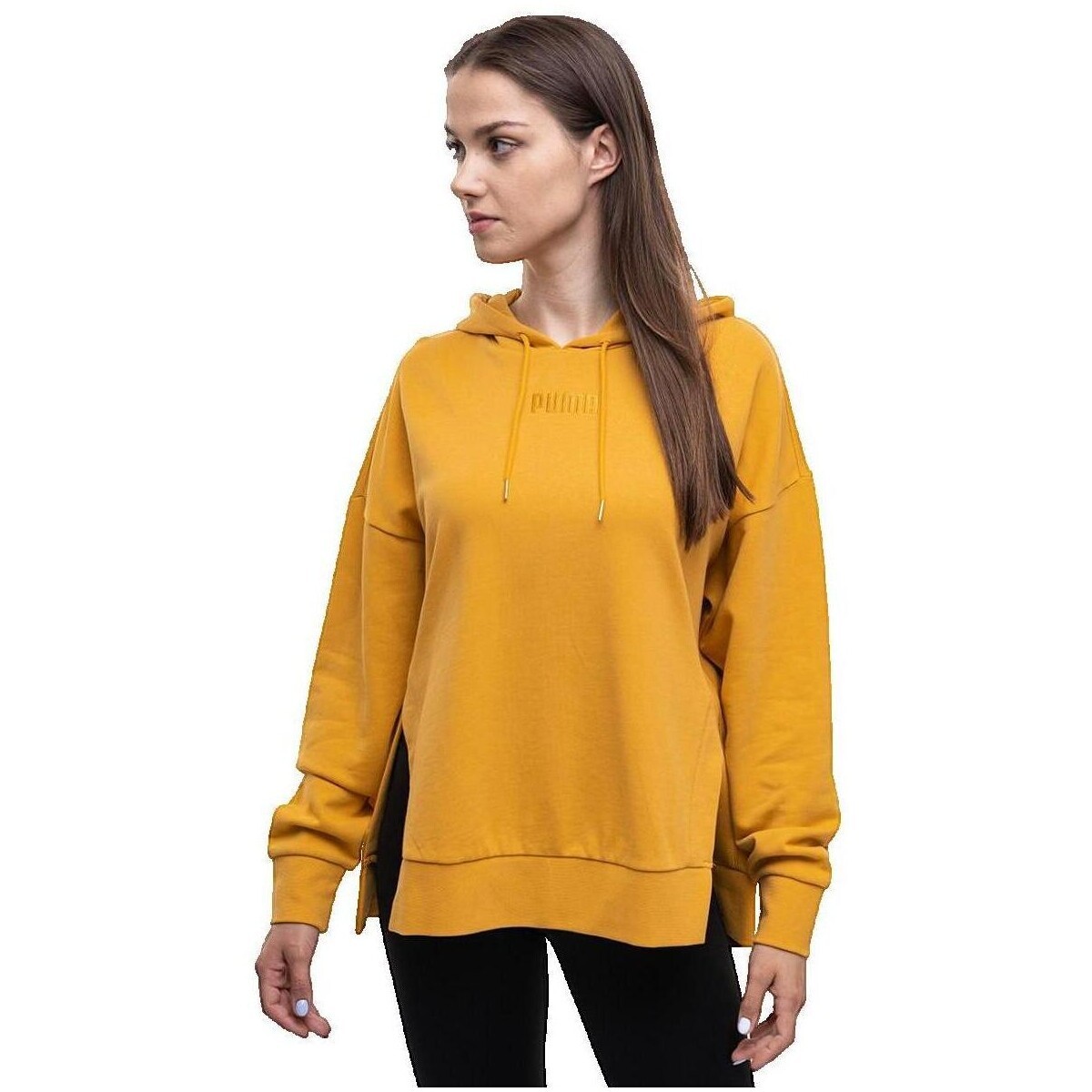 Puma  Sweat à capuche  HER Hoodie TR  Žlutá