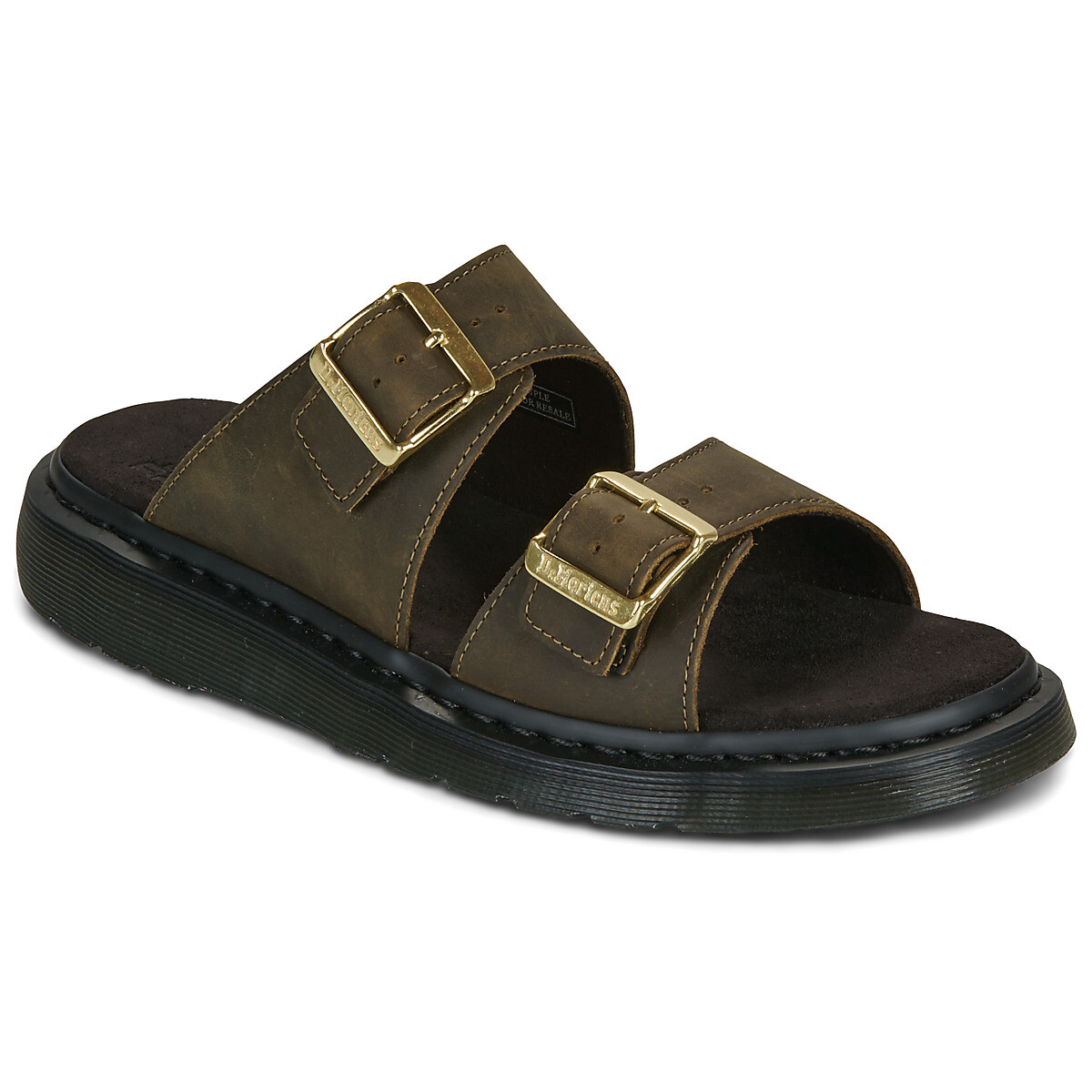 Dr. Martens  Josef Slide Sandal DMs Olive Wyoming  Khaki