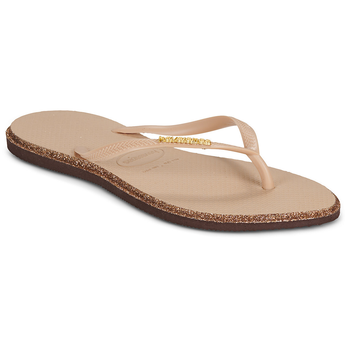 Havaianas  SLIM POINT GLITTER  Béžová